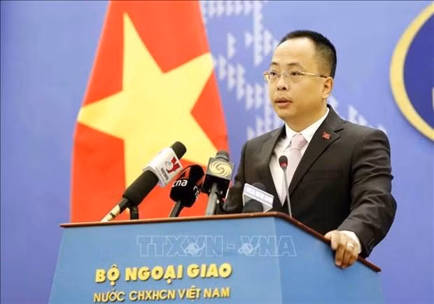 Deputy spokesman of the Foreign Minister Doan Khac Viet (Photo: VNA)
