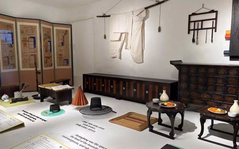 A room showcased at the Korea Hall (Photo: The Vietnam Museum of Ethnology )