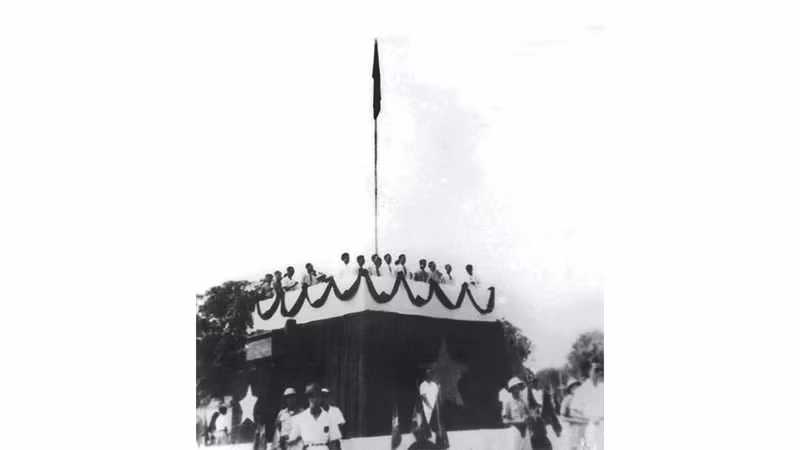 On September 2, 1945, at the historic Ba Dinh Square, President Ho Chi Minh read the Declaration of Independence giving birth to the Democratic Republic of Vietnam, now the Socialist Republic of Vietnam. (Photo: VNA)