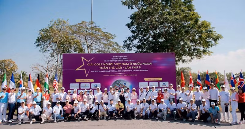 Overseas Vietnamese around the world participate in the 6th Overseas Vietnamese World Golf Championship (Photo: vnewstoday.com)