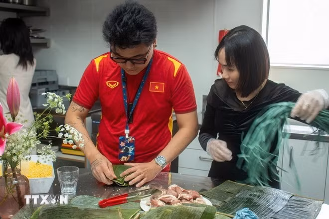 Traditional Tet atmosphere in New Zealand (Photo: VNA)