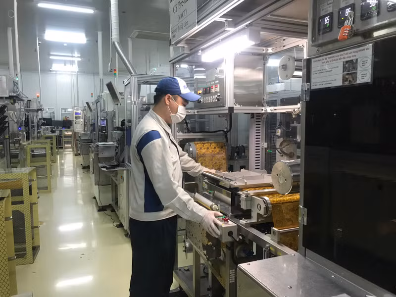 Production activities at Mektec Manufacturing Vietnam Co., Ltd., Thang Long II Industrial Park, Hung Yen Province