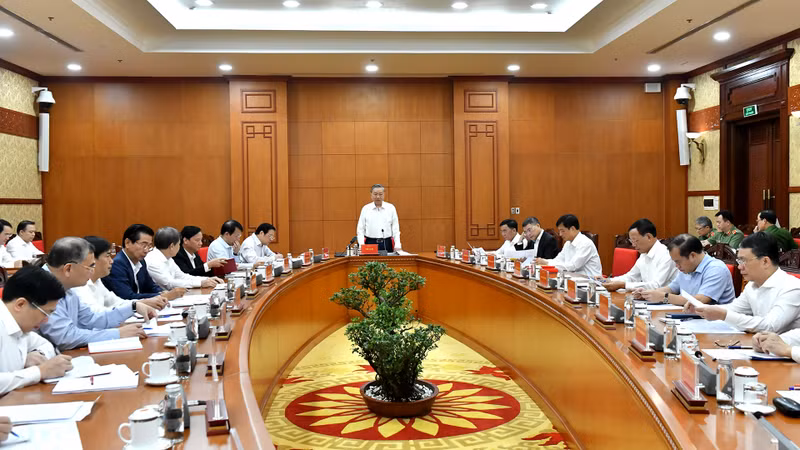 Party General Secretary To Lam chairs a meeting of the Central Steering Committee for Prevention and Control of Corruption and Negative Phenomena