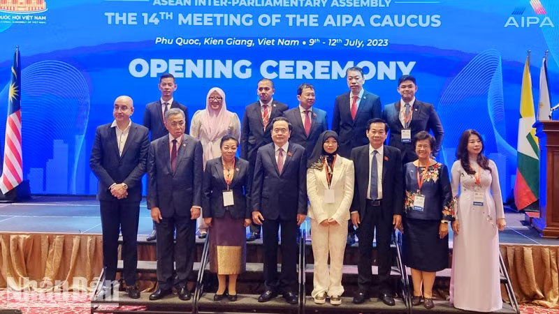 The 14th meeting of the ASEAN Inter-Parliamentary Assembly (AIPA Caucus 14) opens on July 10 in Kien Giang (Photo: NDO)