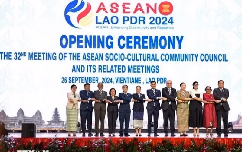 Luu Quang Tuan, Director General of the Ministry of Labour - Invalids and Social Affairs’ Department of International Cooperation, at the event. (Photo: VNA)