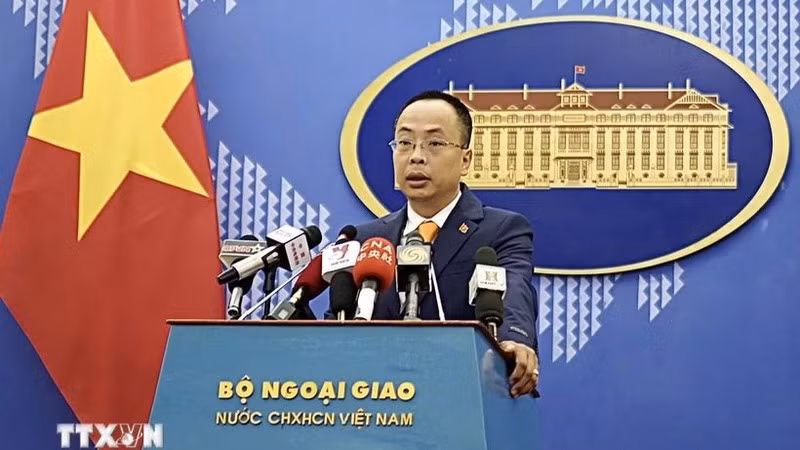 Deputy Spokesman of the Ministry of Foreign Affairs Doan Khac Viet (Photo: VNA)