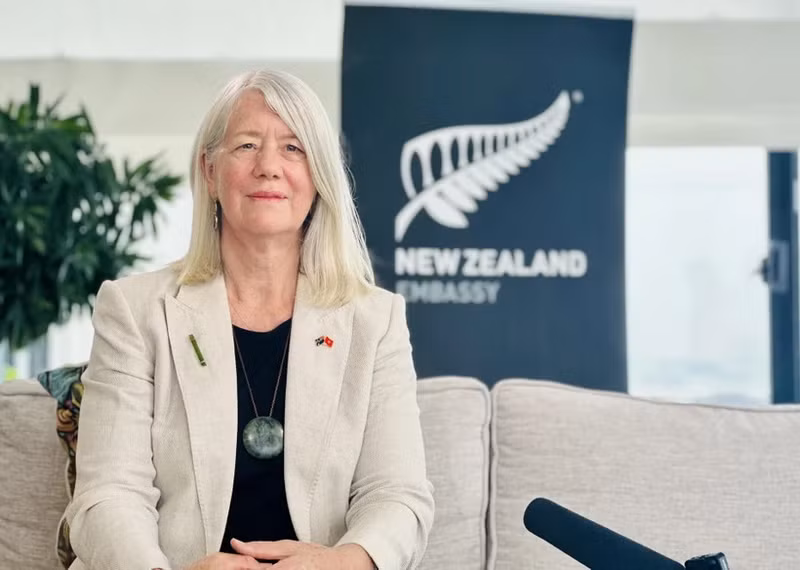 Acting Ambassador of New Zealand to Vietnam Wendy Hinton (Photo: VNA)