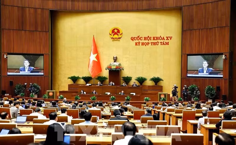 At the 15th National Assembly (NA)’s ongoing 8th session. (Photo: VNA)