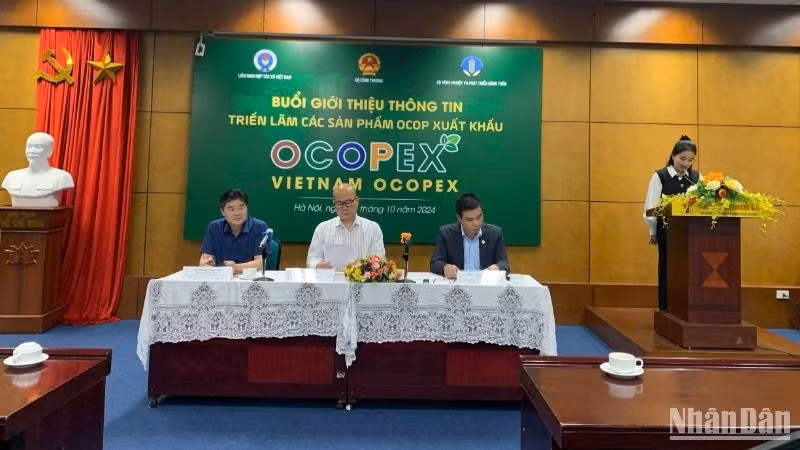 At the press conference 