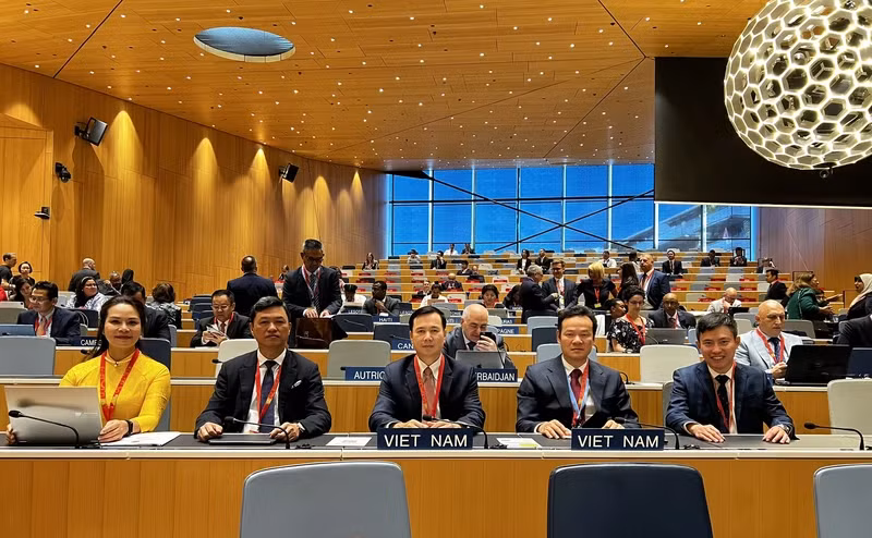Vietnamese delegates at the 65th of Series of Meetings of the Assemblies of the Member States of the World Intellectual Property Organisation (WIPO).
