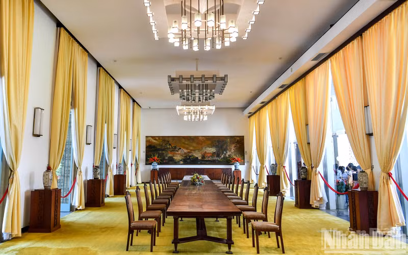 The grand banquet hall