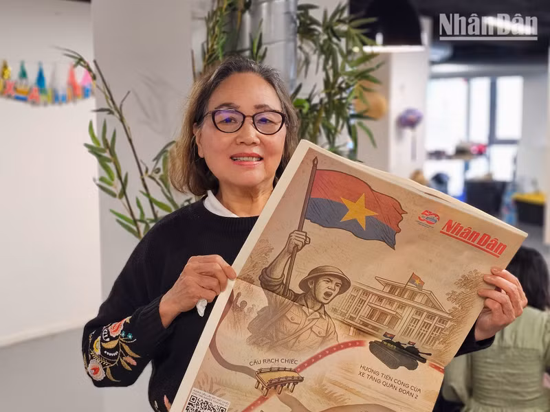 Pham Thi Luan, who has lived and worked in France for 36 years, said she was excited to have this special publication.