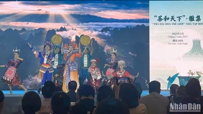 A dancing performance at the event (Photo: VNA)
