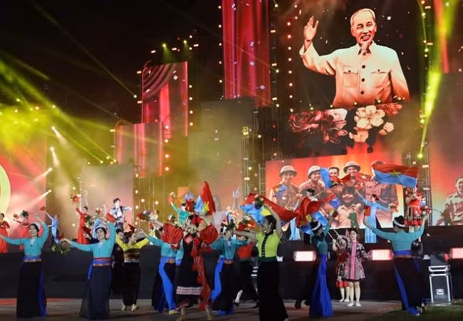 A performance at the programme