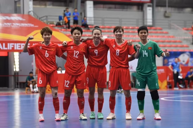 Vietnamese women’s futsal team remains 11th in FIFA rankings