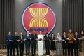 Delegates attend the 5th meeting of the ASEAN–UK Joint Cooperation Committee. (Photo: VNA)