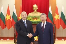 General Secretary To Lam received President of the Republic of Bulgaria Rumen Radev on his official visit to Viet Nam at the Party Central Committee Headquarters on November 25, 2024. (Photo: VNA)
