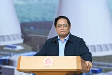 PM Pham Minh Chinh chairs the third meeting of the Steering Committee for the Nuclear Power Plant Construction on October 22. (Photo: NDO)