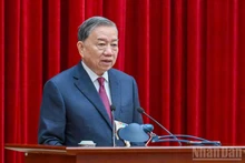 Party General Secretary To Lam addresses the conference. (Photo: NDO)