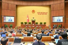 An overview of the opening session of the 9th session of the 15th NA. (Photo: DUY LINH)