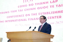 PM Pham Minh Chinh addresses the conference on the establishment of the International Financial Centre (IFC) in Viet Nam on December 21. (Photo: VNA)