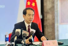 Chinese Ambassador to Viet Nam He Wei. (Photo: VNA)