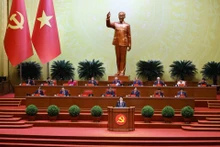 President Luong Cuong delivers the opening speech at the 14th National Party Congress. (Photo: VNA)