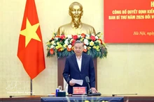 Party General Secretary To Lam speaks at the event in Ha Noi on March 6. (Photo: VNA)