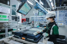 Regza Viet Nam Electronics Co., Ltd. (fully invested by Taiwan, China) installs four modern production lines in 2024. (Photo: VNA) 