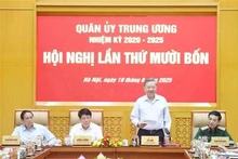 Party General Secretary To Lam, Secretary of the Central Military Commission, speaks at the commission's 14th conference on June 19. (Photo: VNA) 