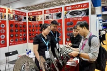 Buyers seek suppliers of globally standardised equipment at Automechanika, opened in Ho Chi Minh City on June 19. (Photo: VNA)