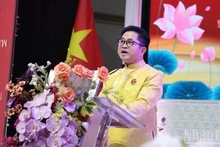 Speaking at the event, Consul General of Viet Nam in Khon Kaen Dinh Hoang Linh highlighted Viet Nam’s notable achievements over the past year. (Photo: XUAN SON)