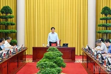 State President Luong Cuong speaks at the meeting (Photo: NDO)