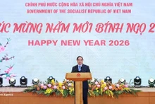 PM Pham Minh Chinh speaks at the banquet (Photo: VNA)