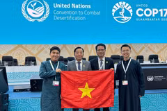 The Vietnamese delegation attends COP17. (Photo: provided by the Department of Forestry and Forest Protection)