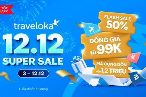 Traveloka's biggest promotion of the year from December 3 - December 12, 2025