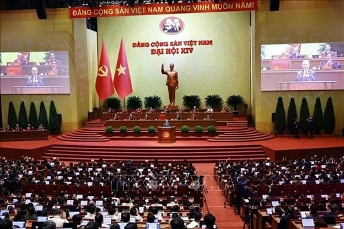 A view of the 14th National Congress of the Communist Party of Viet Nam (Photo: VNA)