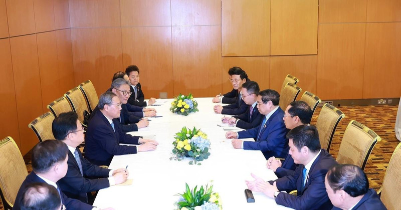 At the talks (Photo: VNA)