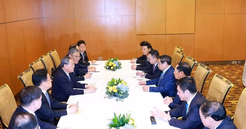 At the talks (Photo: VNA)