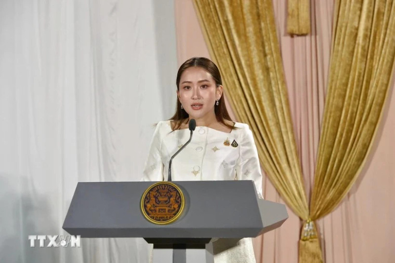 Prime Minister of Thailand Paetongtarn Shinawatra (Photo: Xinhua/VNA)