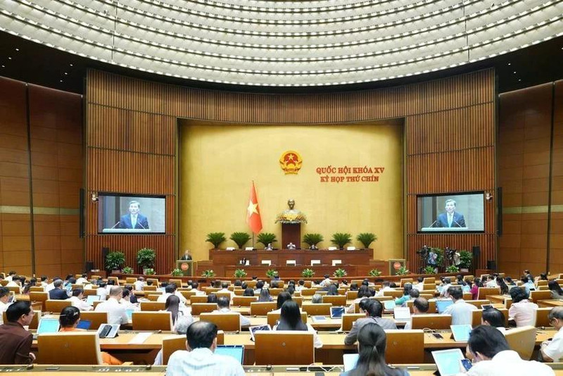 At the 9th session of the 15th National Assembly (Photo: VNA)