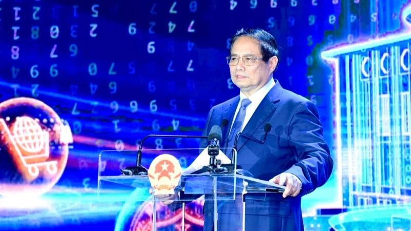 PM Pham Minh Chinh speaks at the event (Photo: nhandan.vn)