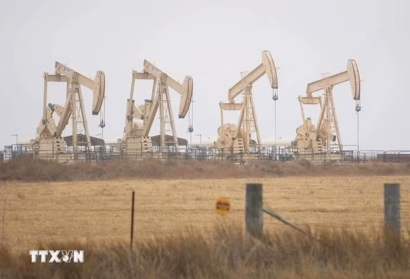 An oil rig in Texas, the US (Photo: Xinhua/VNA)