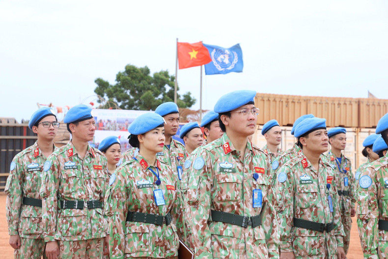 Officers, medical workers and staff have undergone training in expertise, military, politics, and foreign languages in accordance with standards of the United Nations and the World Health Organisation.