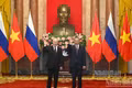 President To Lam holds talks with Russian President Vladimir Putin in Ha Noi in June 2024. (File photo: DUY LINH)
