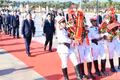 Vietnamese Prime Minister Le Minh Hung and his Lao counterpart Saleumxay Kommasith visit the Laos–Viet Nam Friendship Park in Vientiane and lay flowers in tribute to the countries’ revered leaders on October 9, 2026. (Photo: VNA)