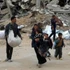 Residents evacuate amid conflict in Beit Lahia, the Gaza Strip. (Photo: Xinhua/VNA)