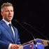 Prime Minister-elect Peter Magyar at a press conference in Budapest, April 13, 2026. (Photo: Xinhua/VNA)