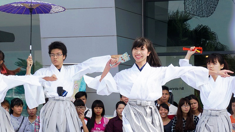 Youngsters flock to Japanese mid-autumn festival in Hanoi ảnh 2 Youngsters flock to Japanese mid-autumn festival in Hanoi ảnh 2