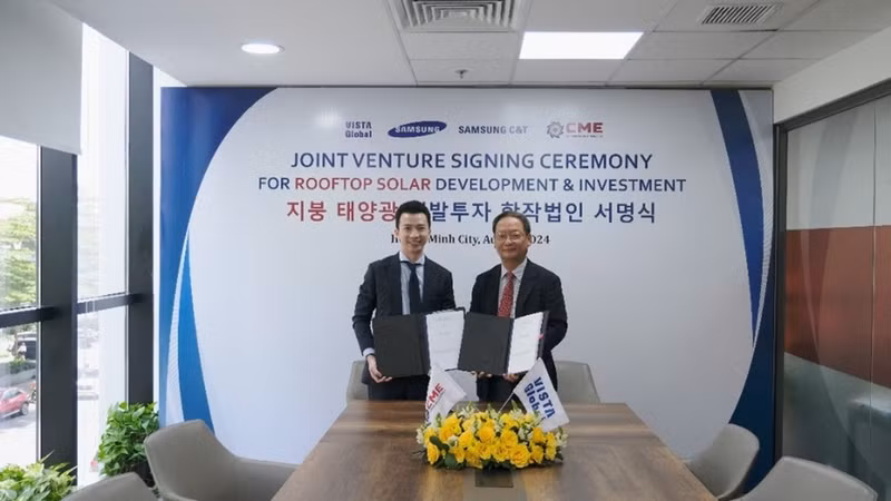 In a move that signals a new era for renewable energy in Vietnam, CME Solar Investments (CME) and Vista Global — an investment vehicle of Samsung C&T — have signed a landmark agreement to accelerate the development of C&I rooftop solar energy across the country. 